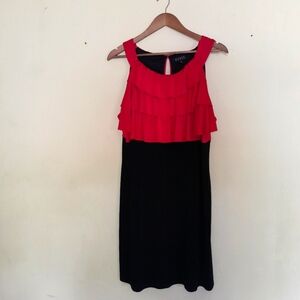 ENFOCUS WOMEN Red Sleeveless Dress SIZE 16W